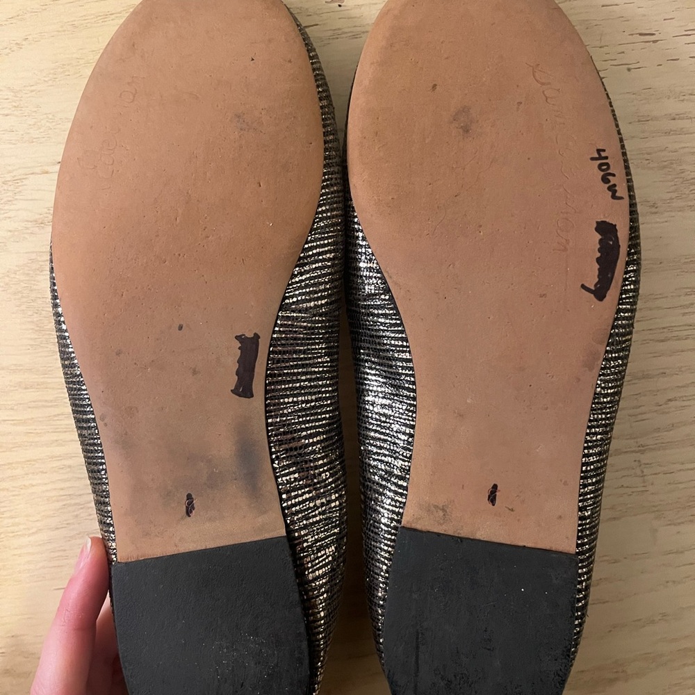 Sam Edelman Metallic Striped Women's Flats - Picture 6 of 8
